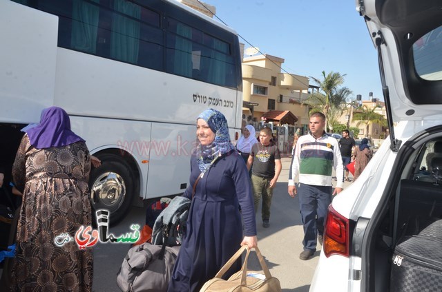       كفرقاسم : عودة ميمونة ومباركة لحافلتي الاداري الدكتور وائل عيسى والحاج ايوب طه  وهم بسلام وبصحة وعافية ..